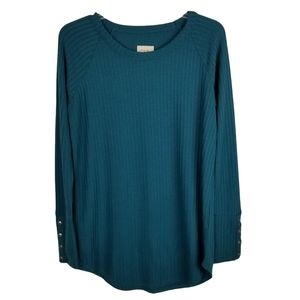 Chaser Waffle Knit Long Sleeve Shirt